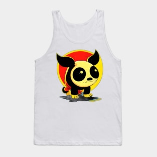 Cute panda monster Tank Top